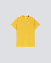 MAGLIA RAGLAN IN MICRO WAFFLE DI COTONE - GIALLO