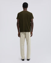 Maglia Raglan In Micro Waffle Di Cotone Militare