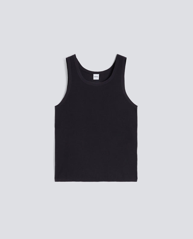 CANOTTA IN FILATO DI PURO COTONE - NAVY