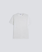 T-SHIRT GIROCOLLO IN COTONE - BIANCO