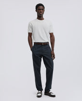 T Shirt Girocollo In Cotone Bianco