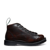 Burgundy Rub-Off 7 Eye Monkey Boot