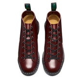 Oxblood Hi-Shine 7 Eye Monkey Boot