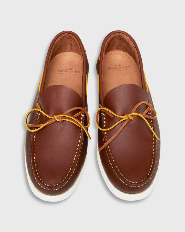Camp Moccasin In Bourbon Leather