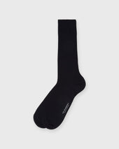 Trouser Dress Socks in Navy Extra Fine Merino