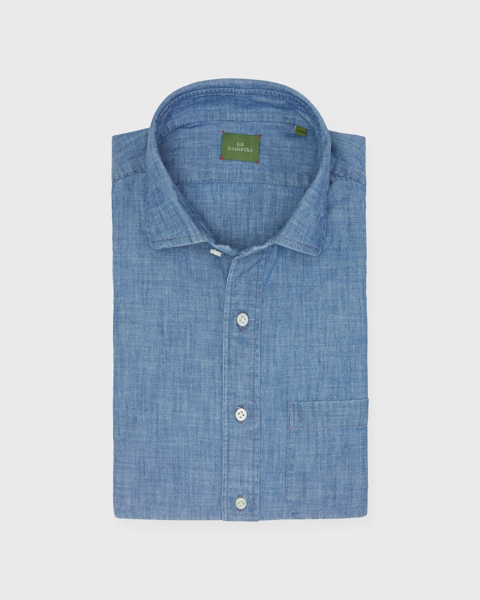 Otto Handmade Sport Shirt In Extra Light Washed