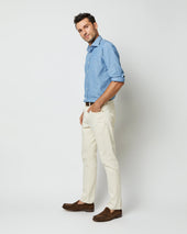Otto Handmade Sport Shirt In Extra Light Washed
