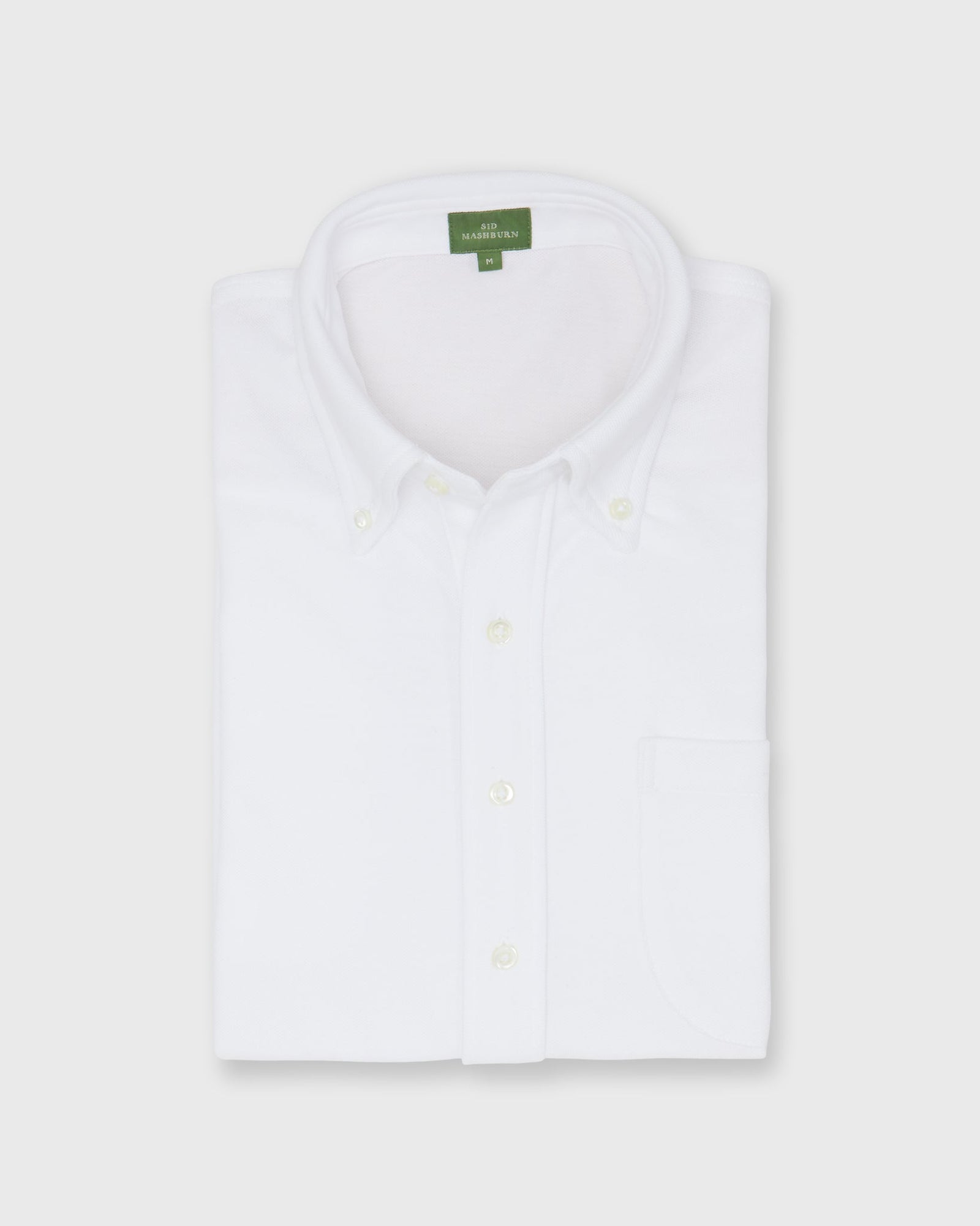 Short Sleeved Knit Button Down Popover Shirt In Pima Pique