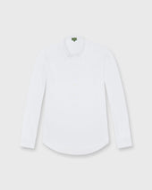 Knit Button Down Popover Shirt In Pima Pique