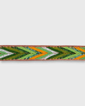 1 25 African Beaded Belt In Mango Green Arrow