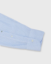 Otto Handmade Sport Shirt In White Bengal Stripe Cotolino