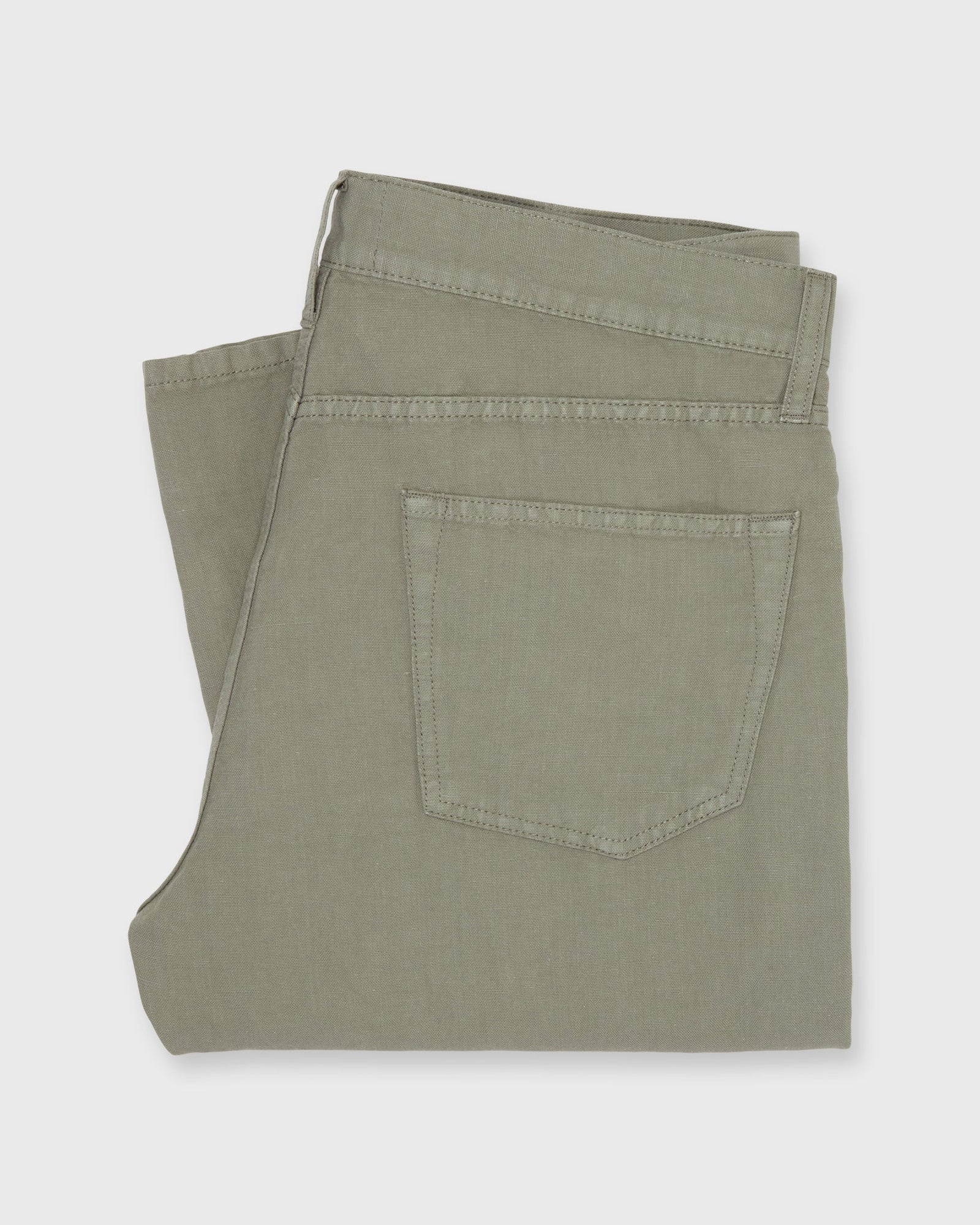 Slim Straight 5 Pocket Pant In Canapa Canvas