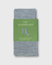Trouser Dress Socks In Light Heather Grey Extra Fine Merino