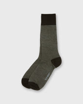Birdseye Trouser Dress Socks In Extra Fine Merino