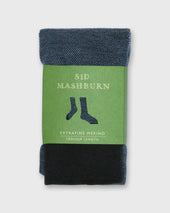 Birdseye Trouser Dress Socks In Extra Fine Merino