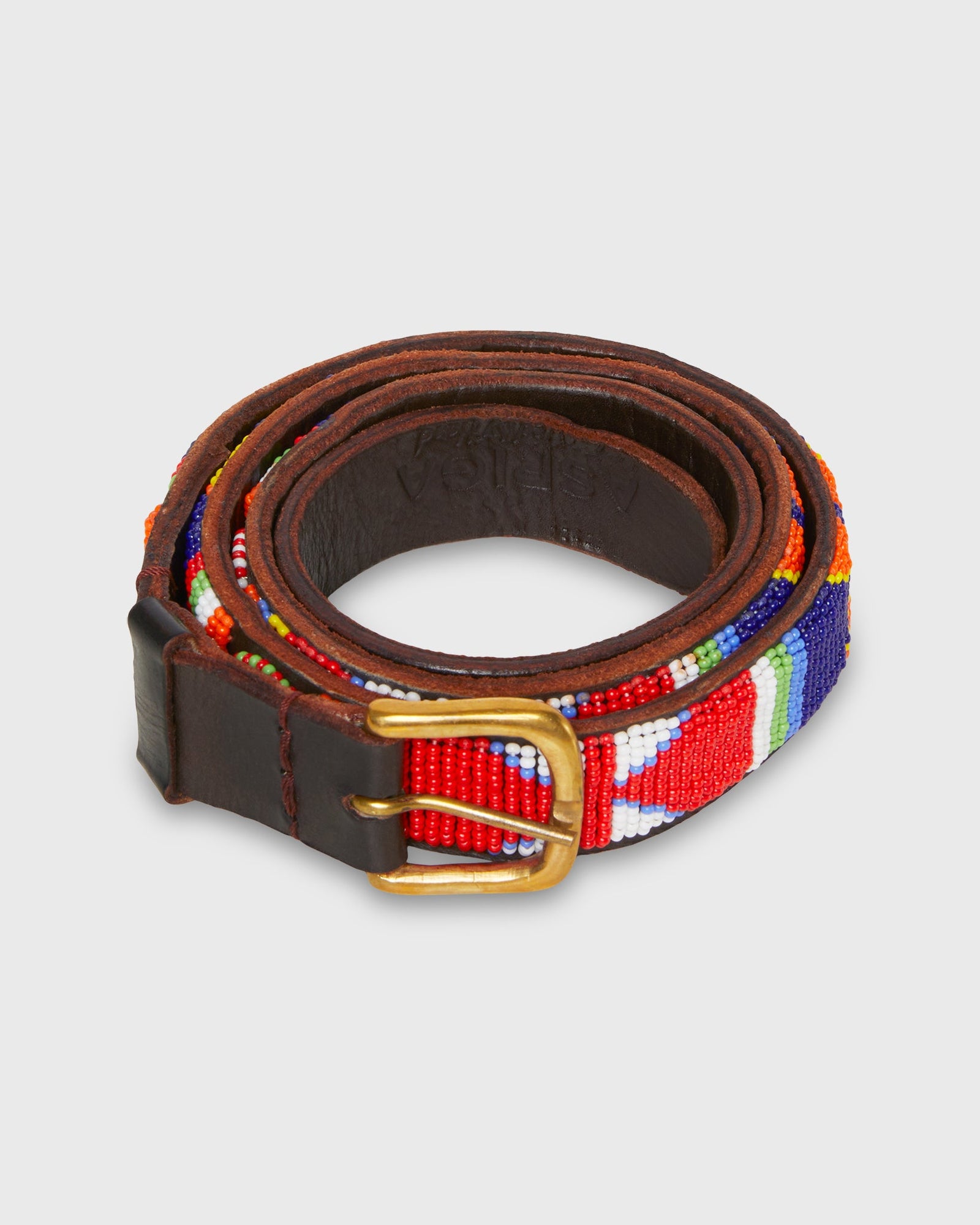 1 African Fully Beaded Belt In Lakuru