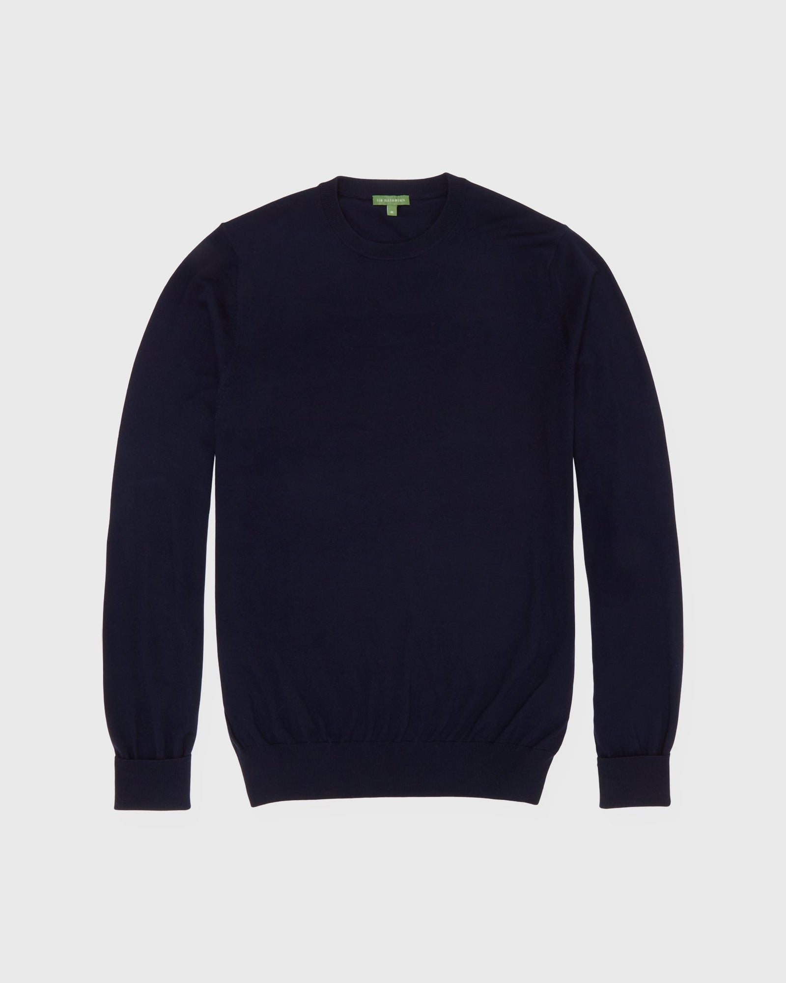 Fine Gauge Crewneck Sweater In Escorial Wool