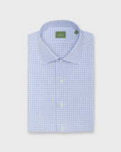 Spread Collar Dress Shirt In Multi Tattersall Poplin