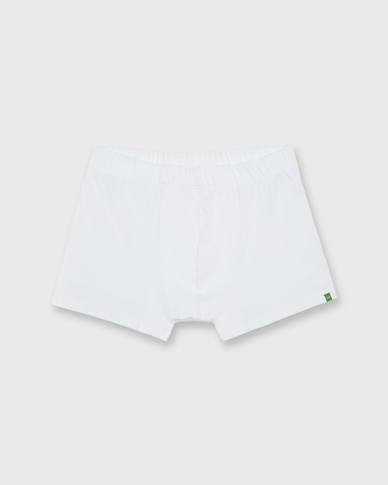 Boxer Brief In White Organic Stretch Cotton