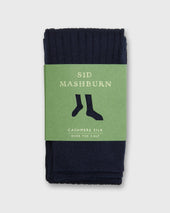 Over The Calf Dress Socks In Cashmere Silk