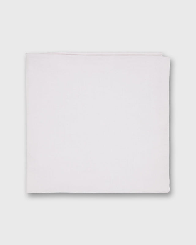 Cotton Pocket Square in Pale Pink Poplin
