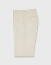 Side Tab Dress Trouser In Cotolino Canvas