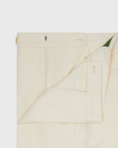 Side Tab Dress Trouser In Cotolino Canvas