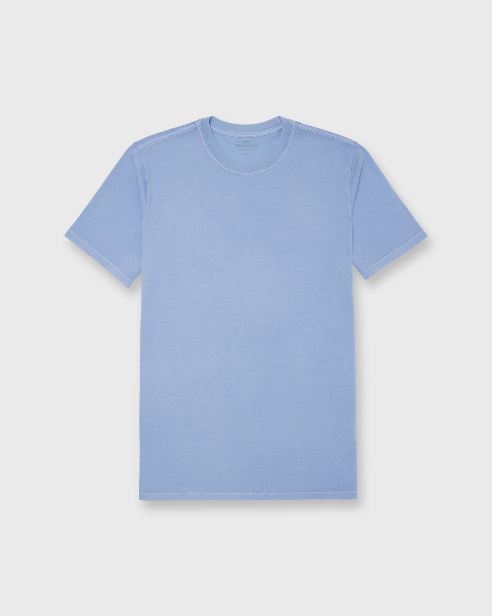 Short Sleeved Tee In Peri Pima Cotton