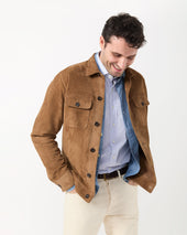 Work Jacket In Suede