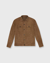 Work Jacket in Tobacco Suede