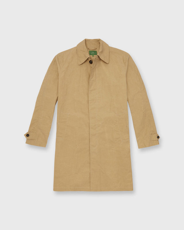 Traveler S Trench In Dry Waxed Poplin