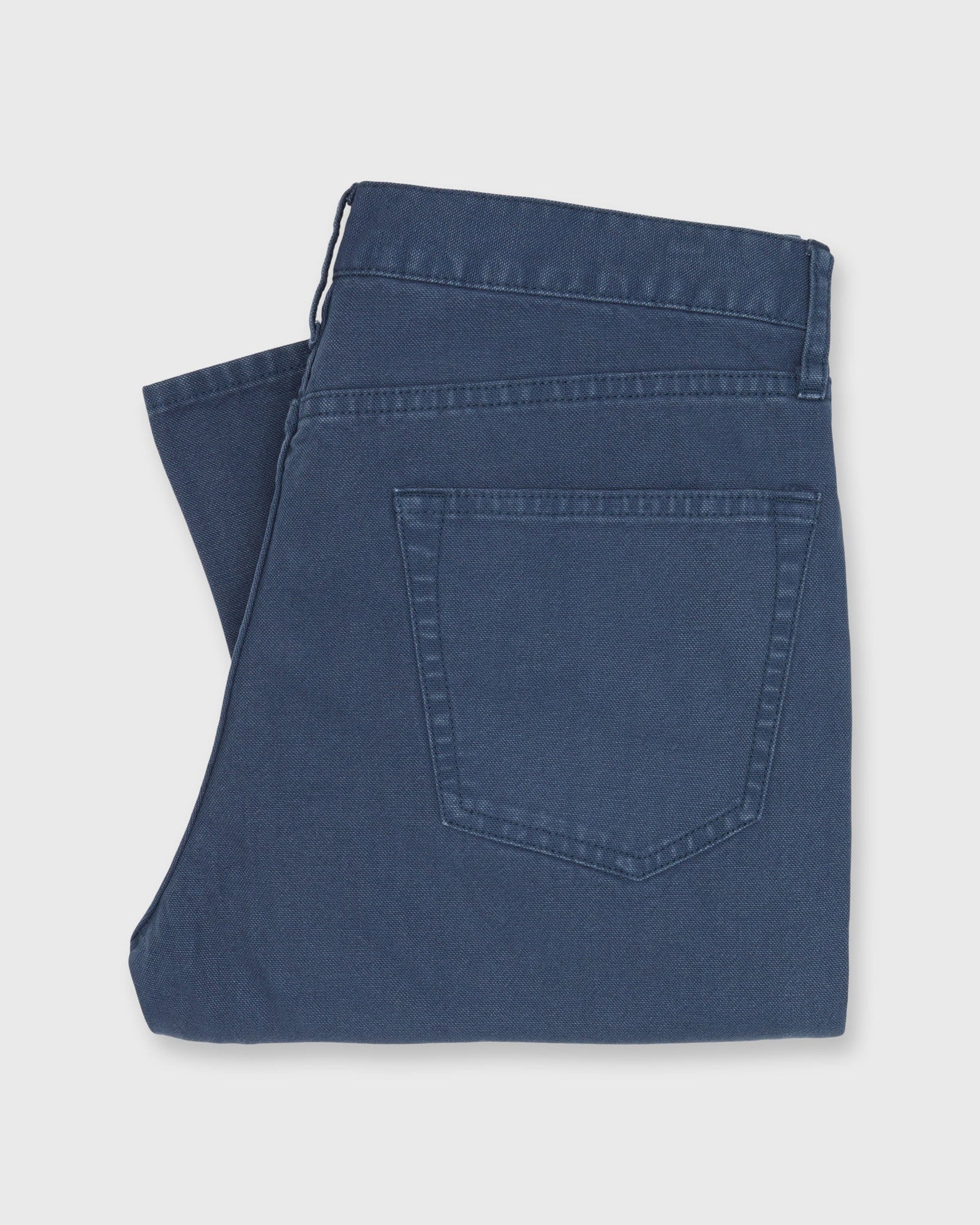 Slim Straight 5 Pocket Pant In Pacific Garment Dyed Canvas