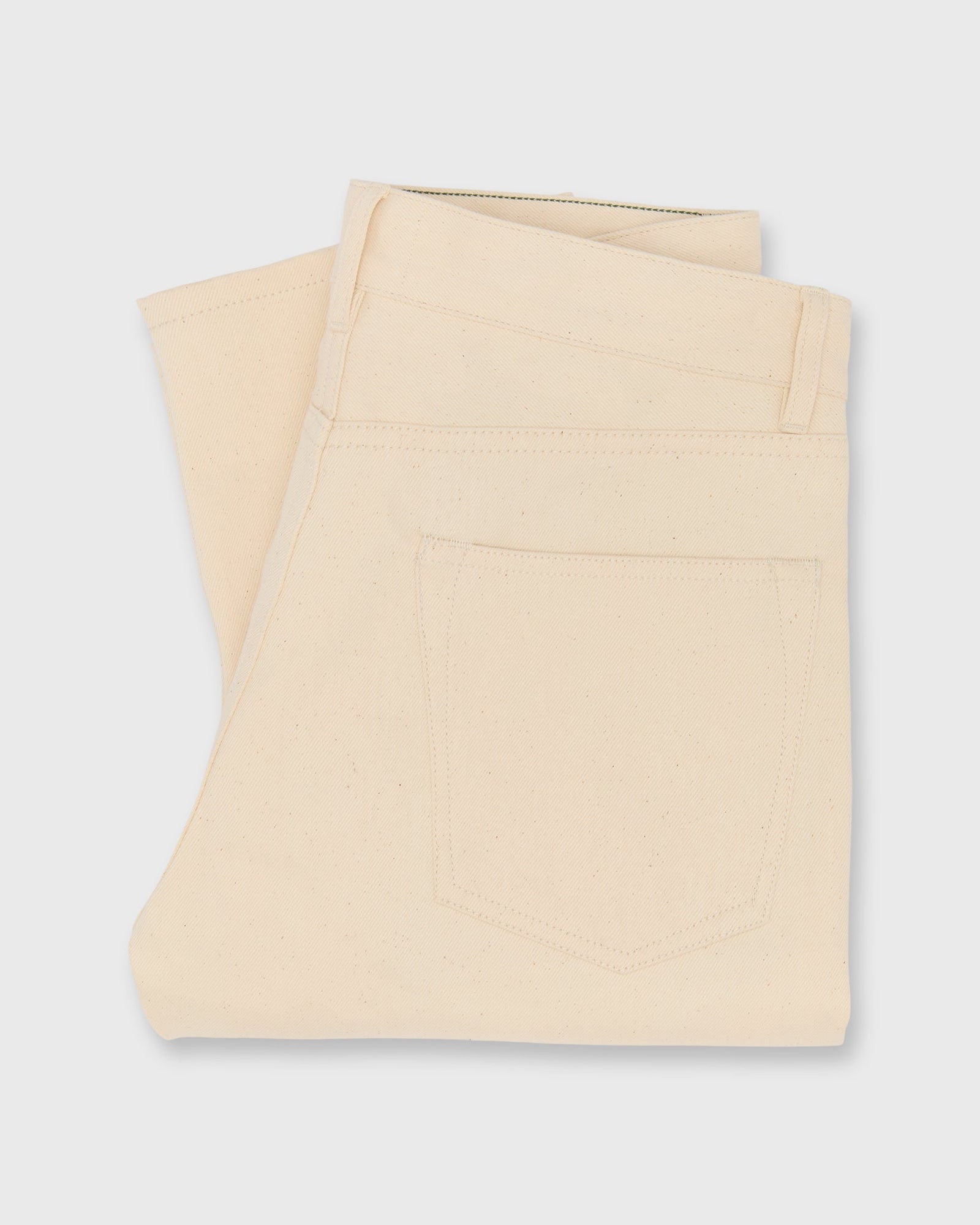 Slim Straight Jean In Natural Selvedge
