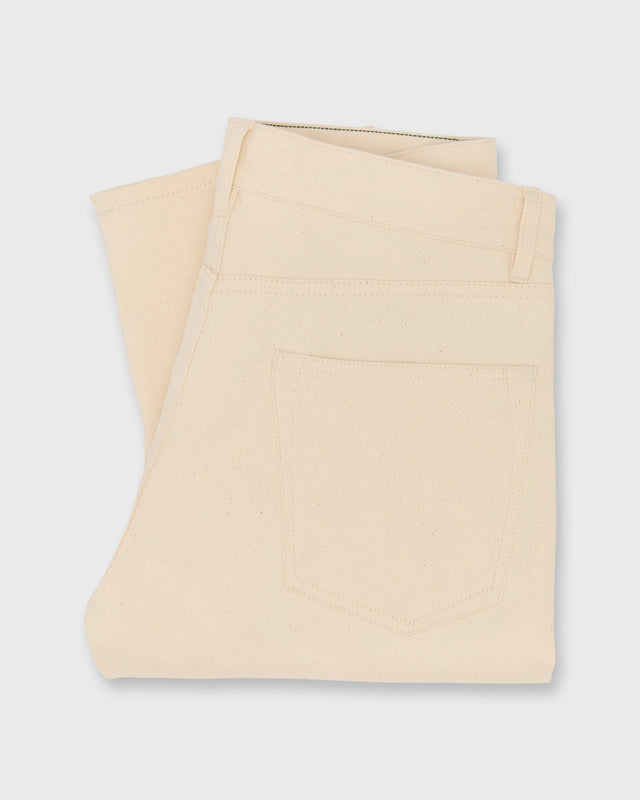Slim Straight Jean In Natural Selvedge