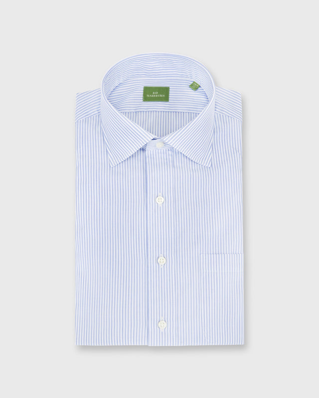 Spread Collar Dress Shirt In Stripe End On End