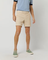 Side Tab Field Short In Bone Garment Dyed Corduroy