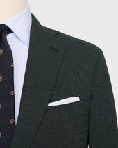 Kincaid No 3 Suit In Dark Seersucker