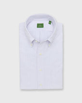 Button Down Sport Shirt In University Stripe Oxford