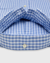 Button Down Sport Shirt In Blue Sky Gingham Lightweight Oxford