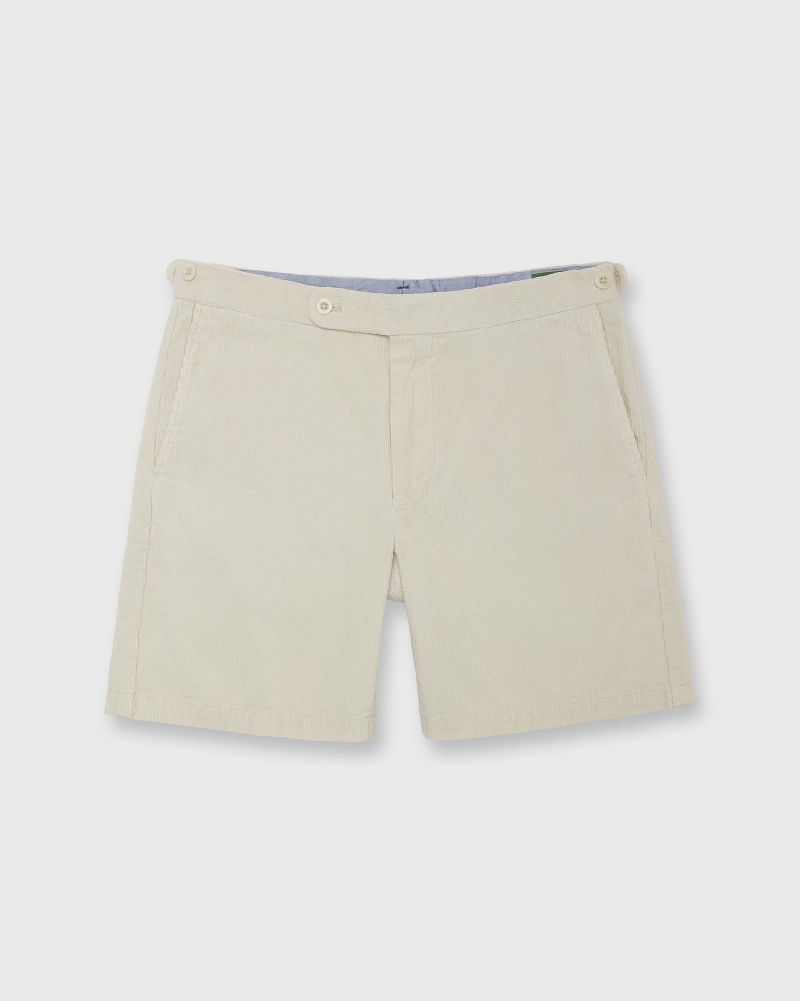 Side-Tab Field Short in Bone Garment-Dyed Corduroy