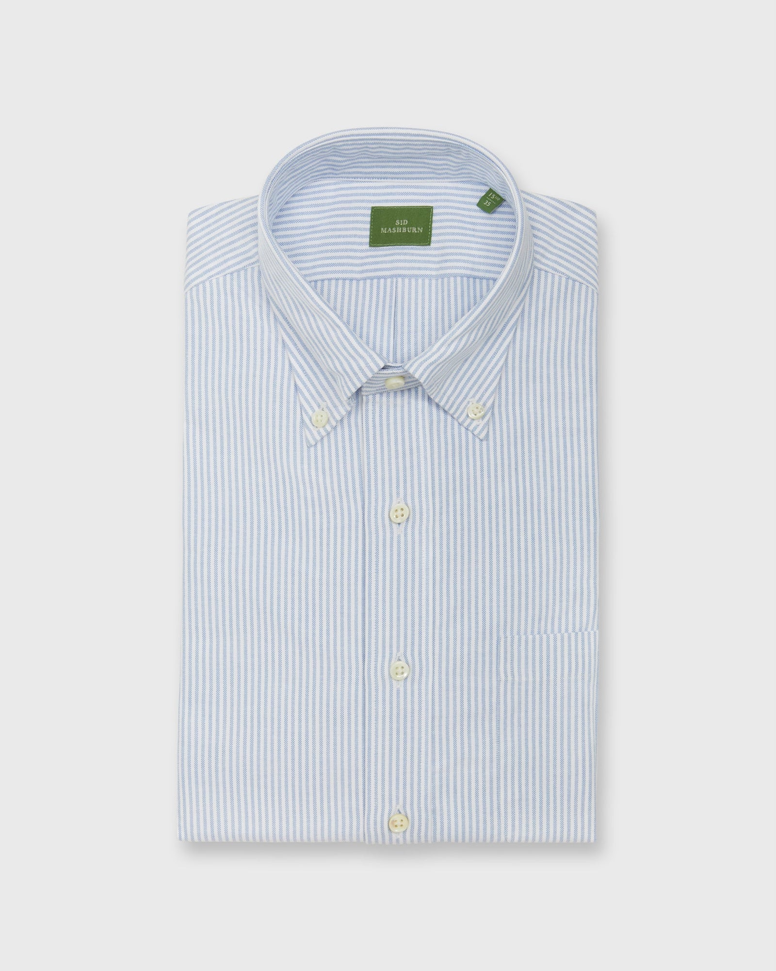 Button Down Dress Shirt In University Stripe Oxford