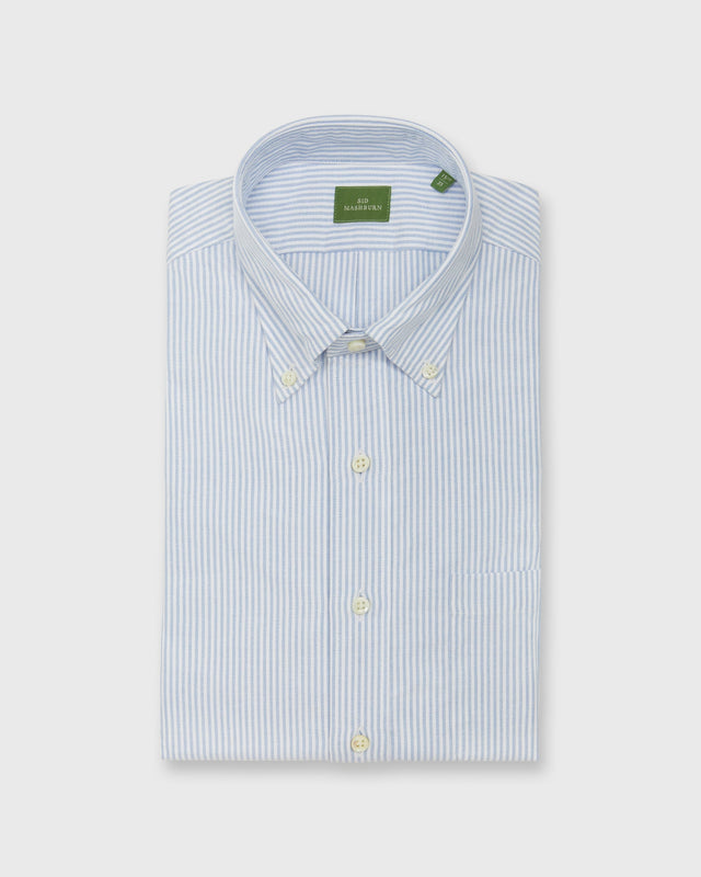 Button Down Dress Shirt In University Stripe Oxford
