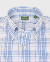 Button Down Sport Shirt In Bone Harbor Plaid Poplin