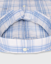 Button Down Sport Shirt In Bone Harbor Plaid Poplin