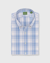 Button Down Sport Shirt In Bone Harbor Plaid Poplin