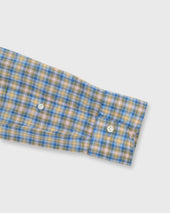 Otto Handmade Sport Shirt In Yellow Pink Check Poplin