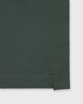 Short Sleeved Polo In Dark Spruce Pima Pique
