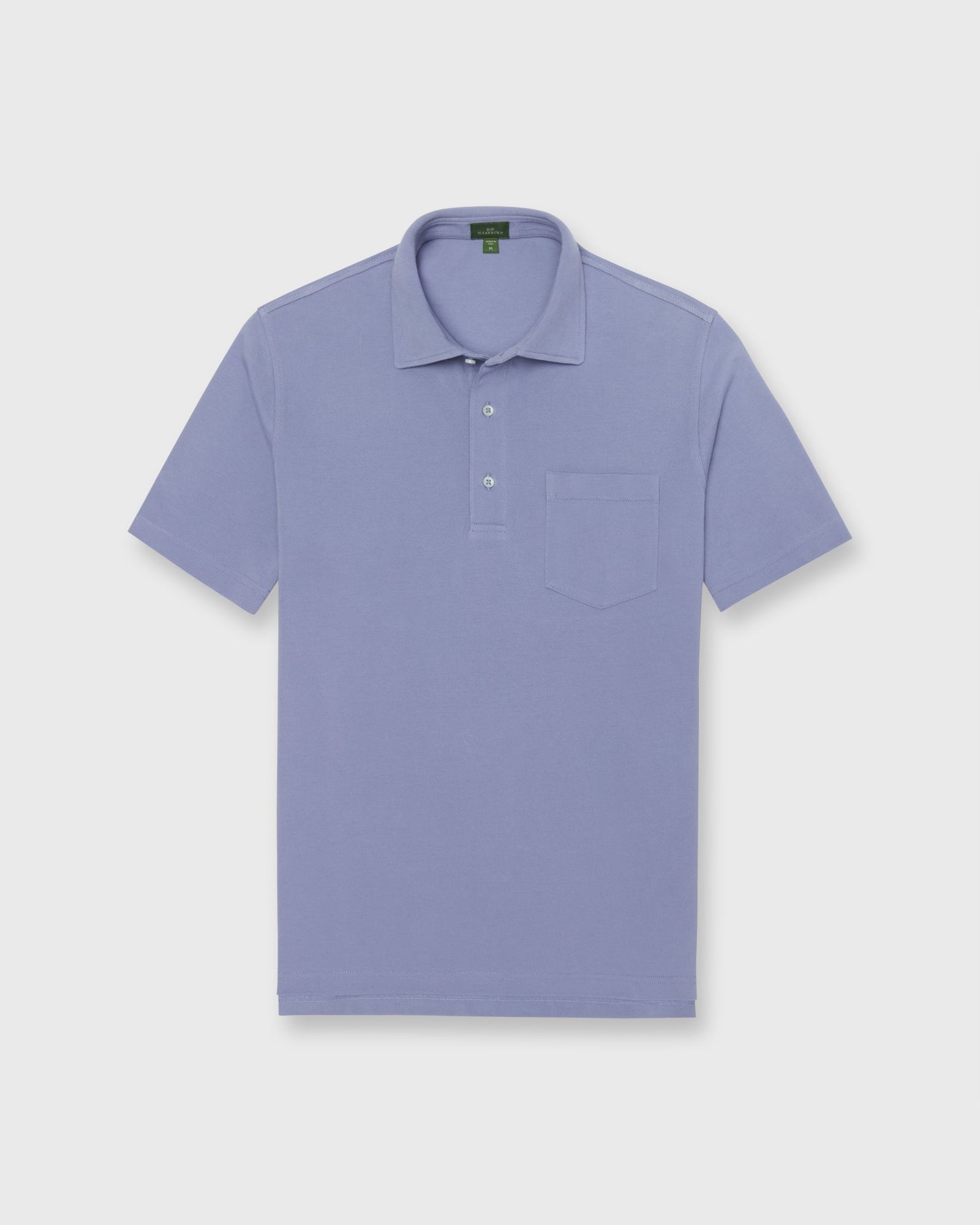 Short Sleeved Polo In Peri Pima Pique