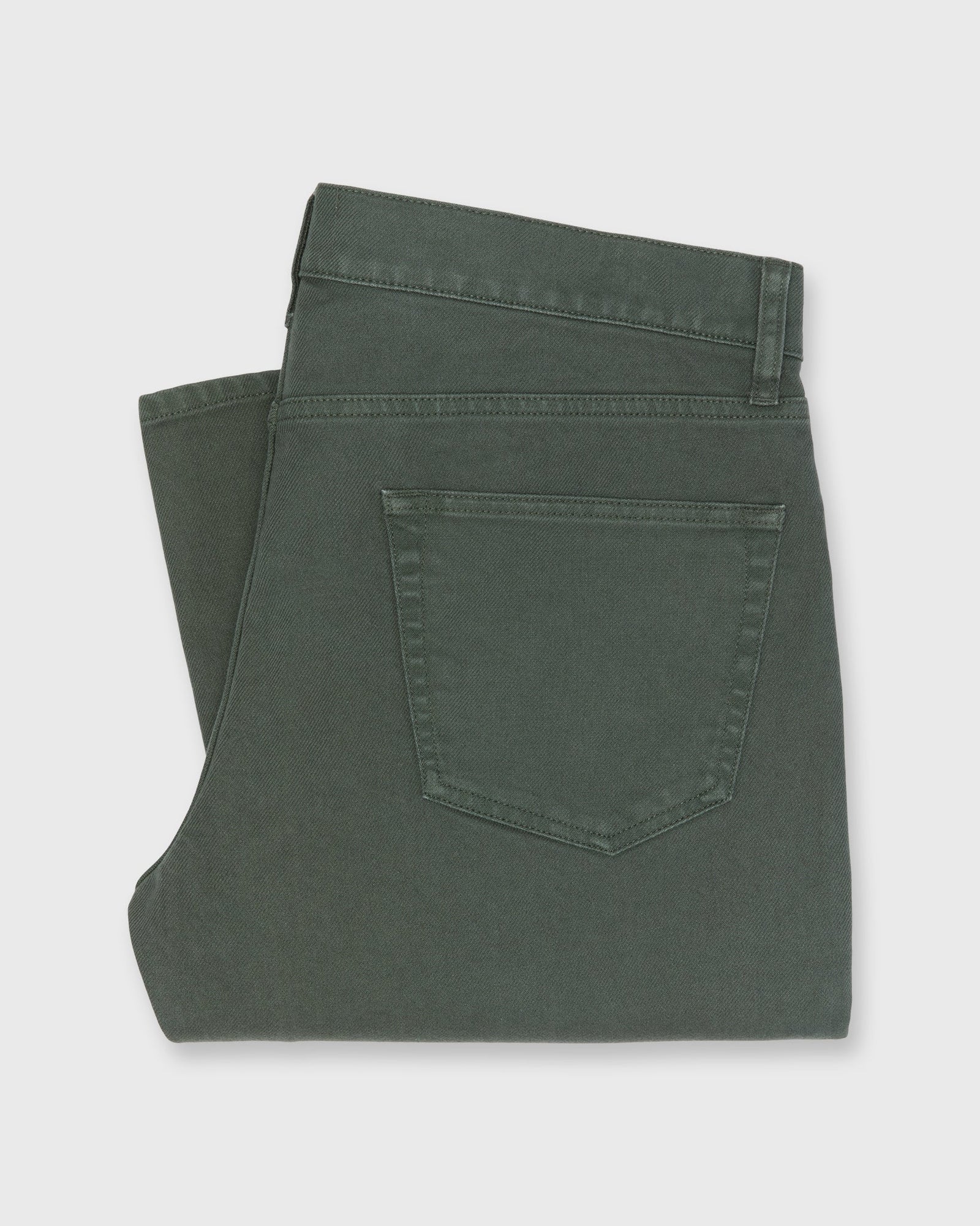 Clift Straight Leg Jean In Ivy Garment Dyed Stretch