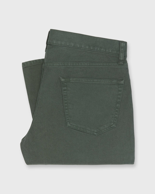Clift Straight Leg Jean In Ivy Garment Dyed Stretch